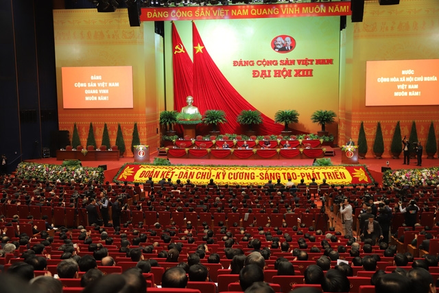 Sáng nay, khai mạc Đại hội đại biểu toàn quốc lần thứ XIII của Đảng